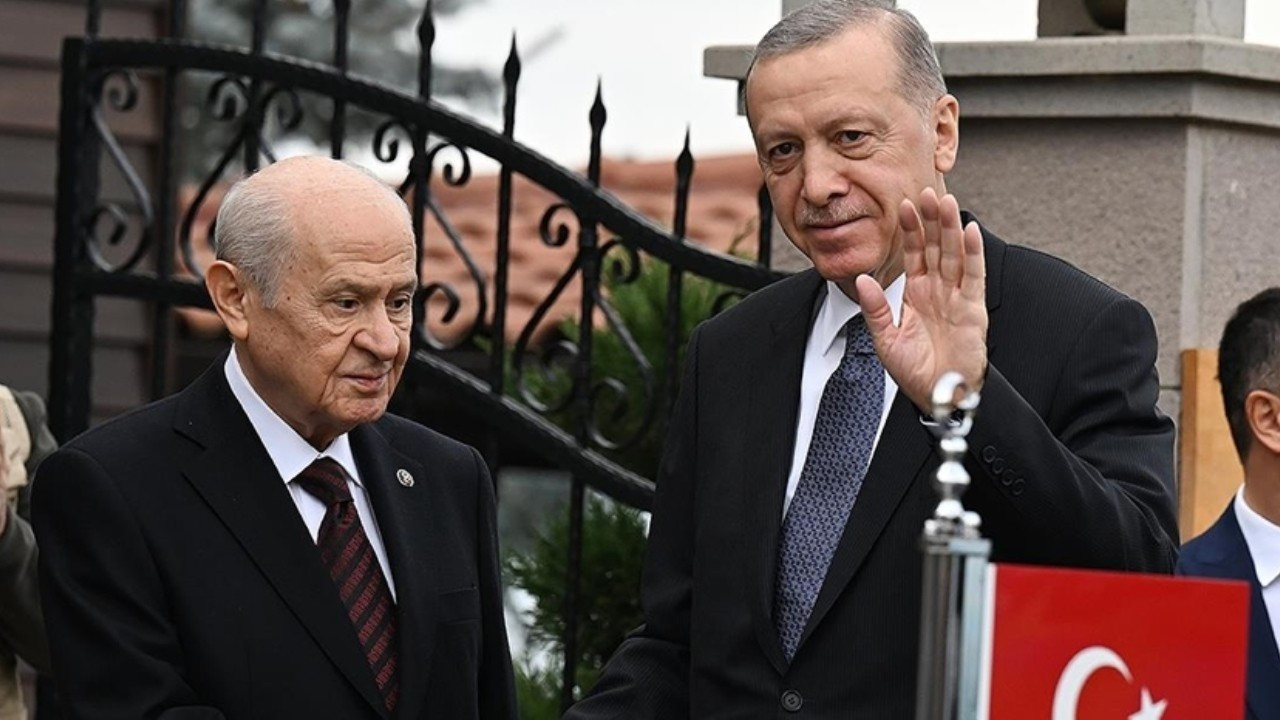 Erdoğan-Bahçeli görüşmesi başladı